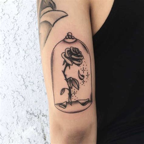 Tatouage Rose Eternelle La Belle Et La Bete Belle et la Bête | Beauty and the beast tattoo, Disney tattoos, Beauty and the  beast rose tattoo